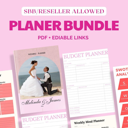 Mega-Pack SBB Planners & Templates with 200 Pages