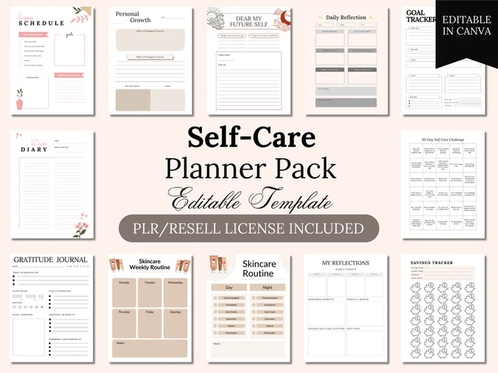 Mega-Pack SBB Planners & Templates with 200 Pages