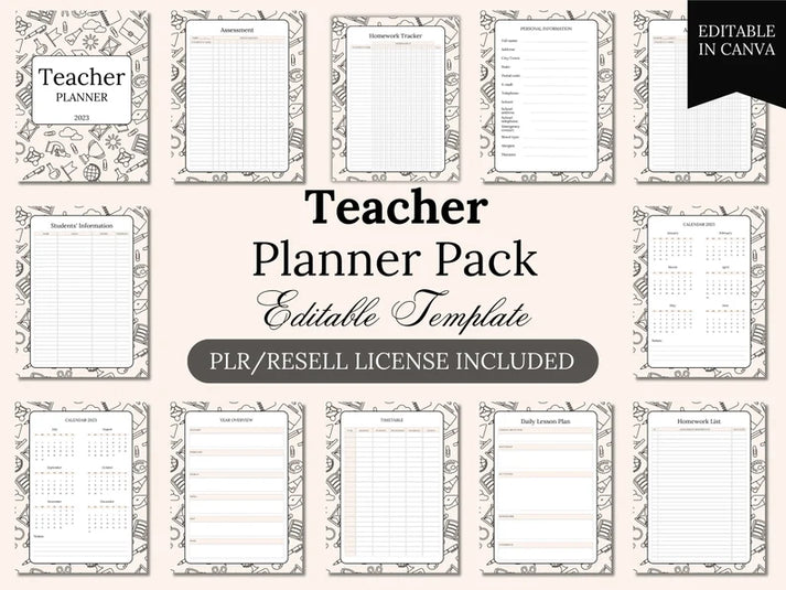 Mega-Pack SBB Planners & Templates with 200 Pages